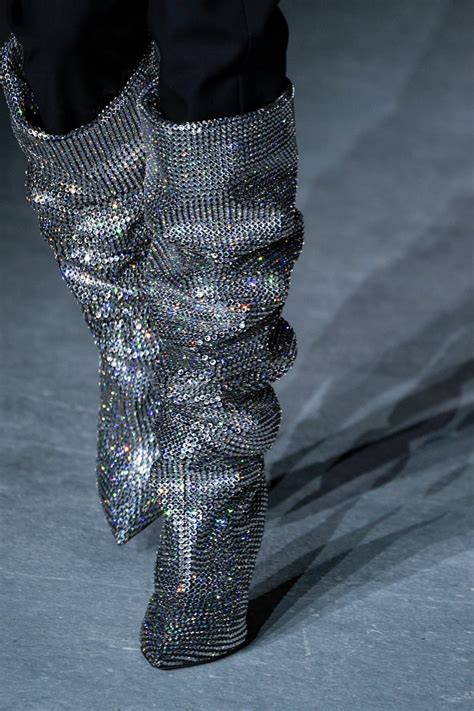 ysl boots glitter|ysl boots.